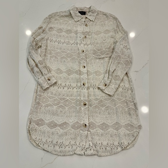 VICI Train Of Thought Button Down Shirt Dress - Picture 6 of 12